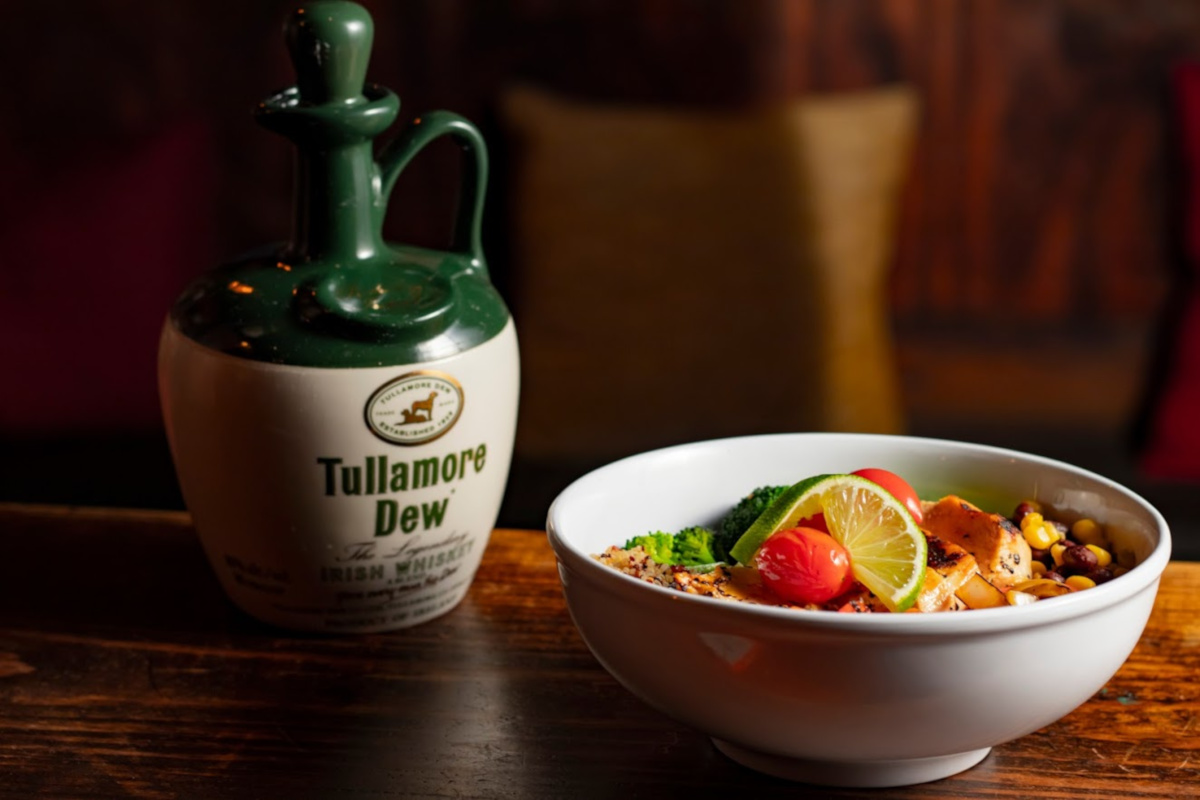 quinoa salad with tullamore dew